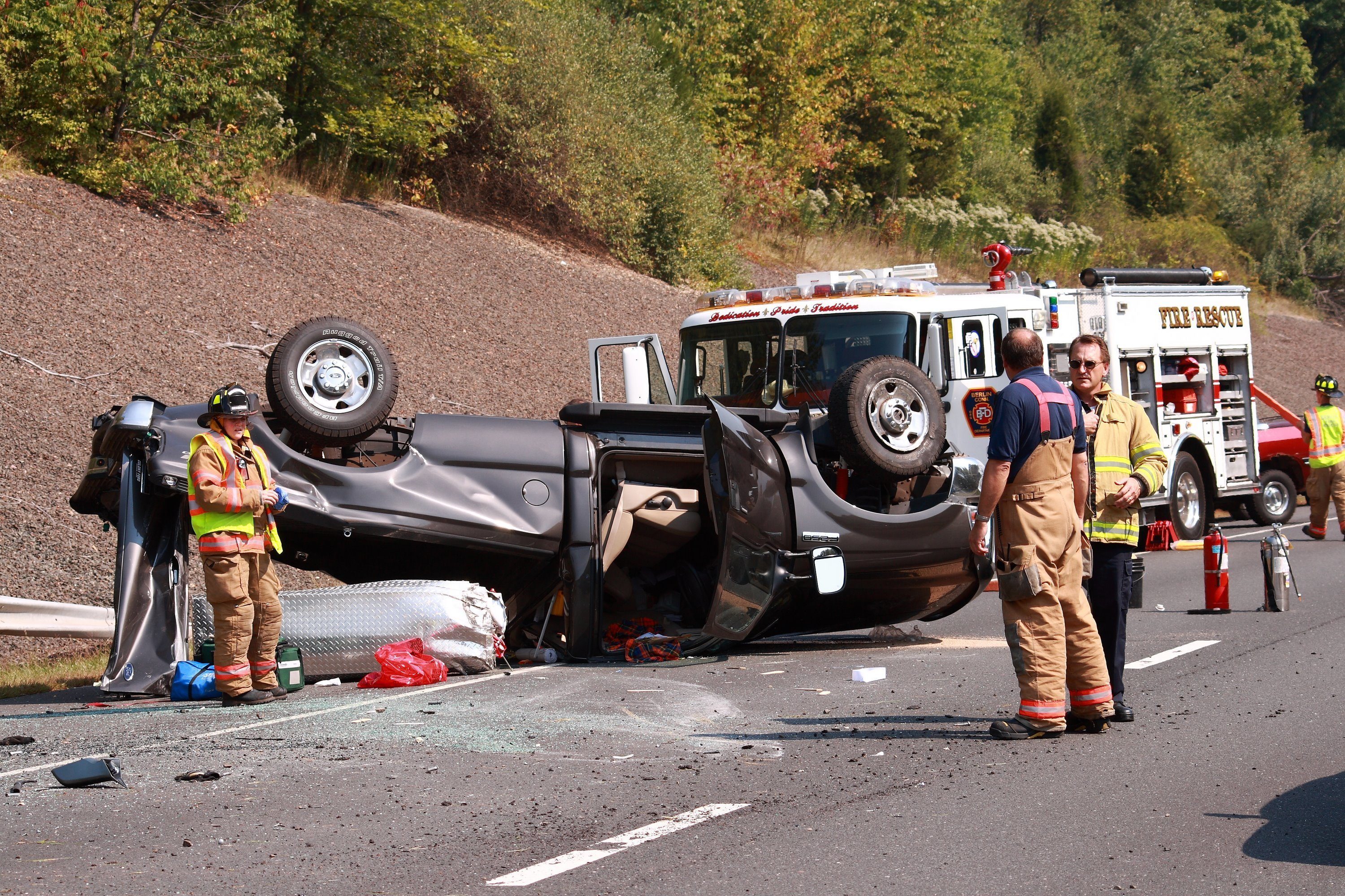pickup truck rollover