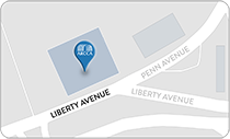 Map of ARCCA Location in Pittsburgh