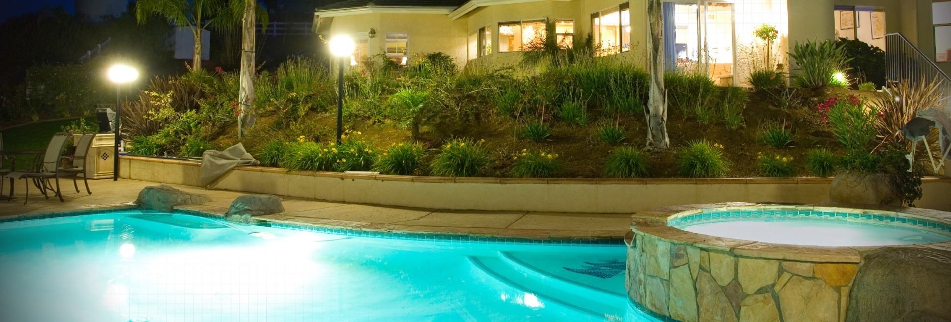 in ground swimming pool