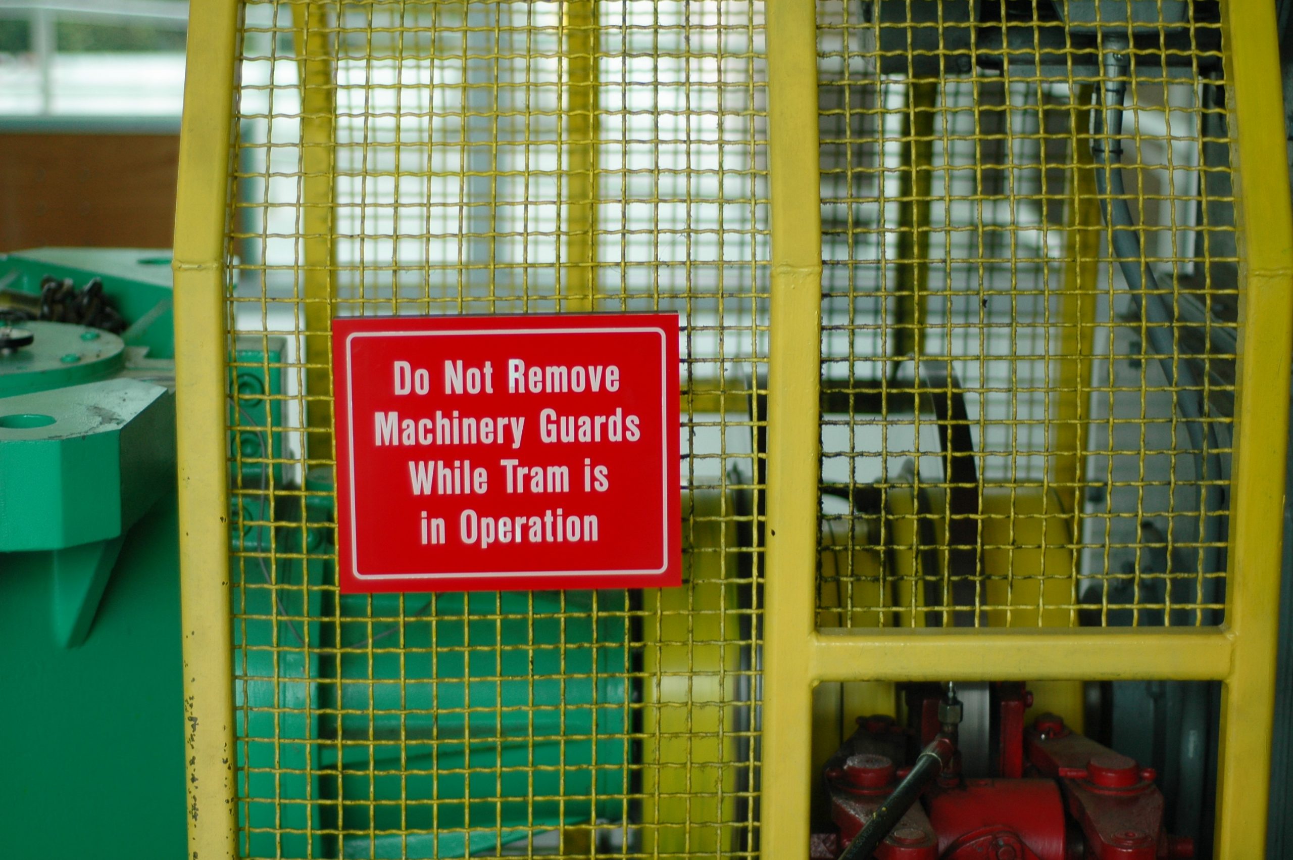 Machine Guard Warning