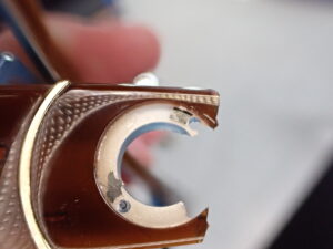 exemplar showing holes that cause fracture
